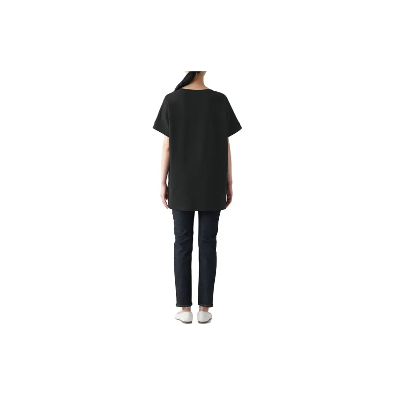 MUJI T Shirts Women's Black-2