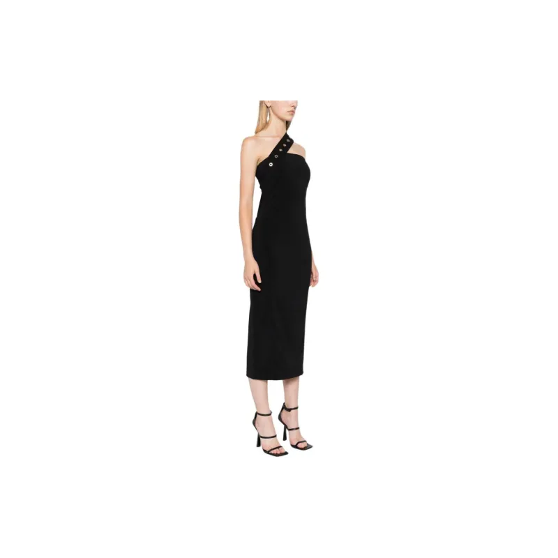 Patrizia Pepe Eyelet detail Midi Dress-3