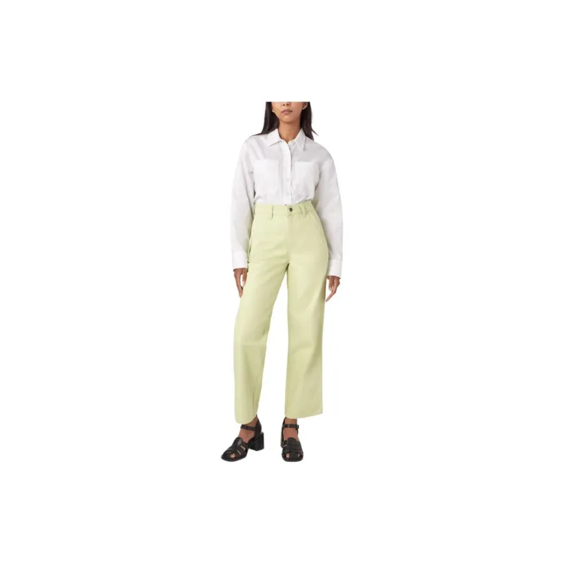 Dickies Regular Fit Duck Pants Jeans Women's Light Green-2