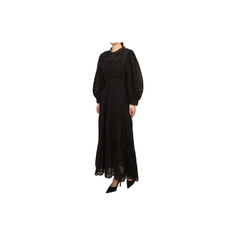 Vanessa Bruno Long Sleeved Dress Women's Black-3