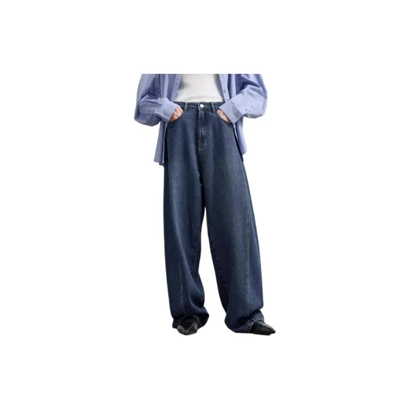 MOSIIMORII Jeans Women's Dark Blue-1