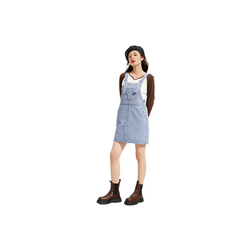 Hotwind Denim Short Skirts Women's Blue-2