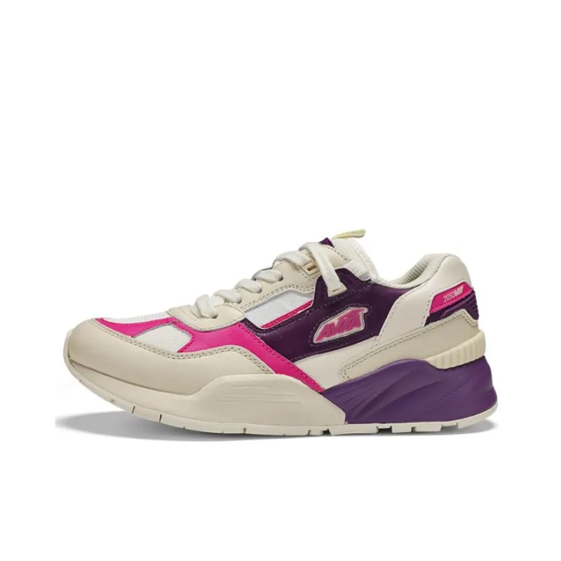 AVIA Cushioning Wear Resistant Low Top Casual Shoes Women's White-0