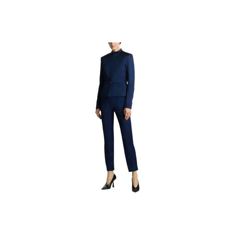 St. John High-waisted Tailored Trousers-1