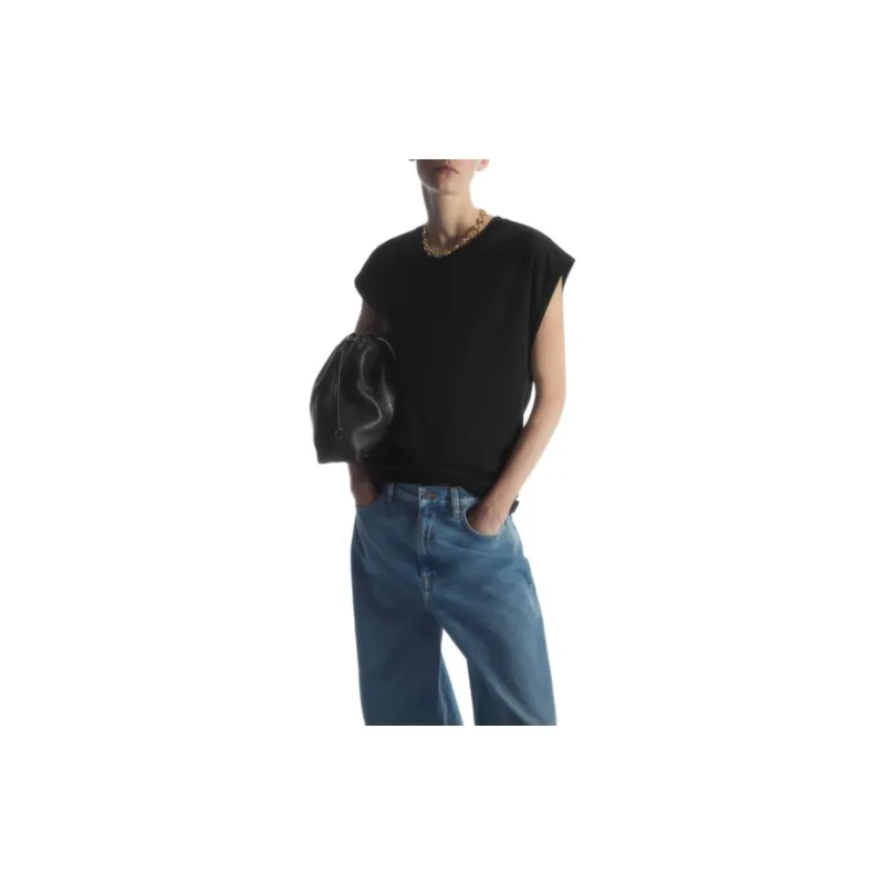 COS T Shirts Women's Black-1