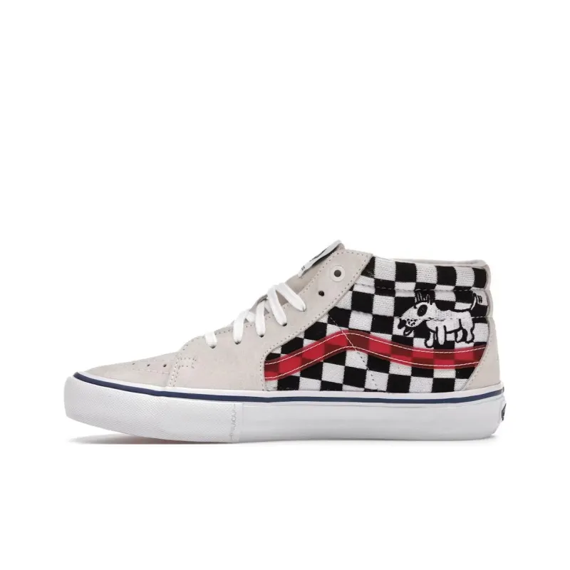 Vans Sk8 Mid Pro Alltimers True White-0