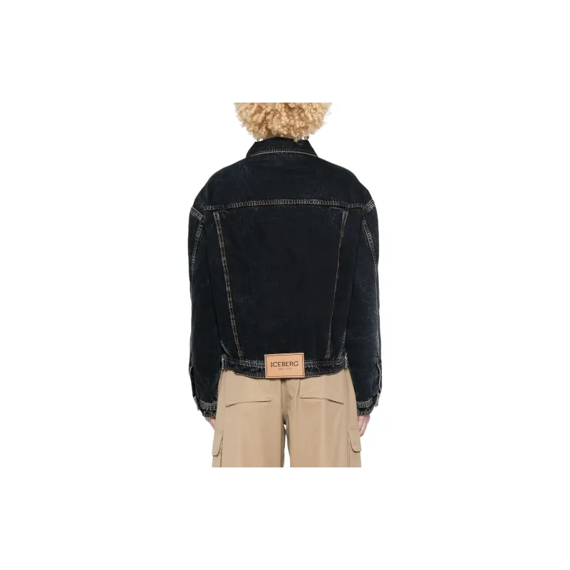 Iceberg Denim Quilted Jacket-2