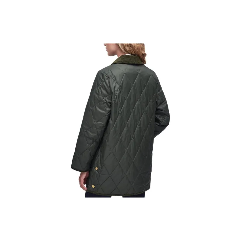 BARBOUR Barbour Highcliffe Quilted Jacket Jackets Coats Women's Green-2
