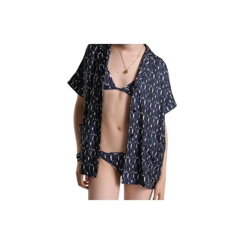 DIOR Bikinis Women's Blue-1