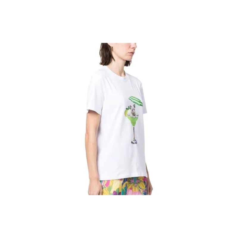 MSGM T Shirts Women's White-3