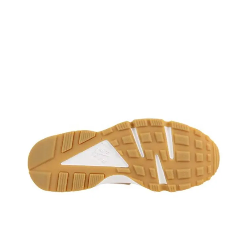 Nike Air Huarache Run Anti-Slip Wear-Resistant Low-Top Running Shoes Women's Khaki Brown-4
