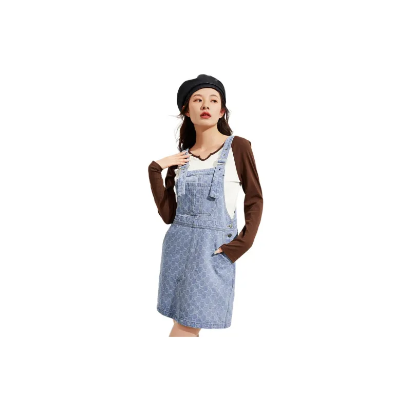 Hotwind Denim Short Skirts Women's Blue-1