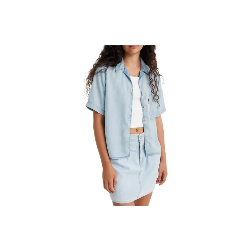 Levis Shirts Women's Blue-2