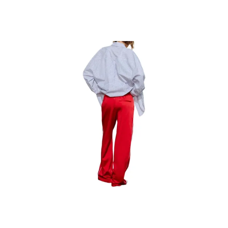 ZARA Casual Pants Women's Red-3