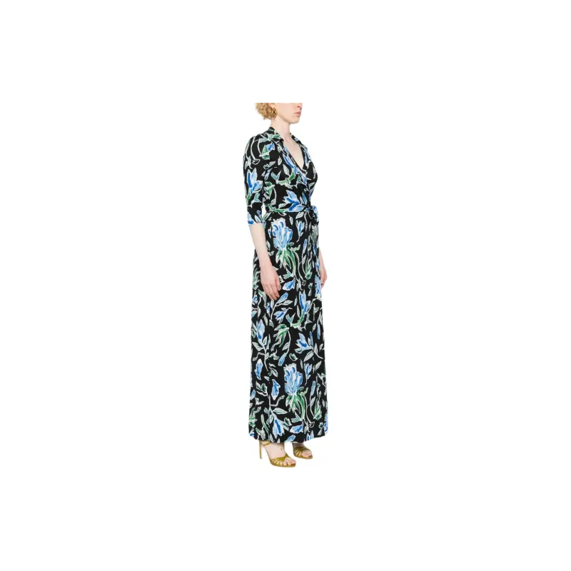 DVF Diane Von Furstenberg Wrap design Silk Dress-3