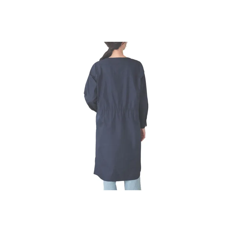Beams Long-Sleeved Dresses Women's Marine Blue-3
