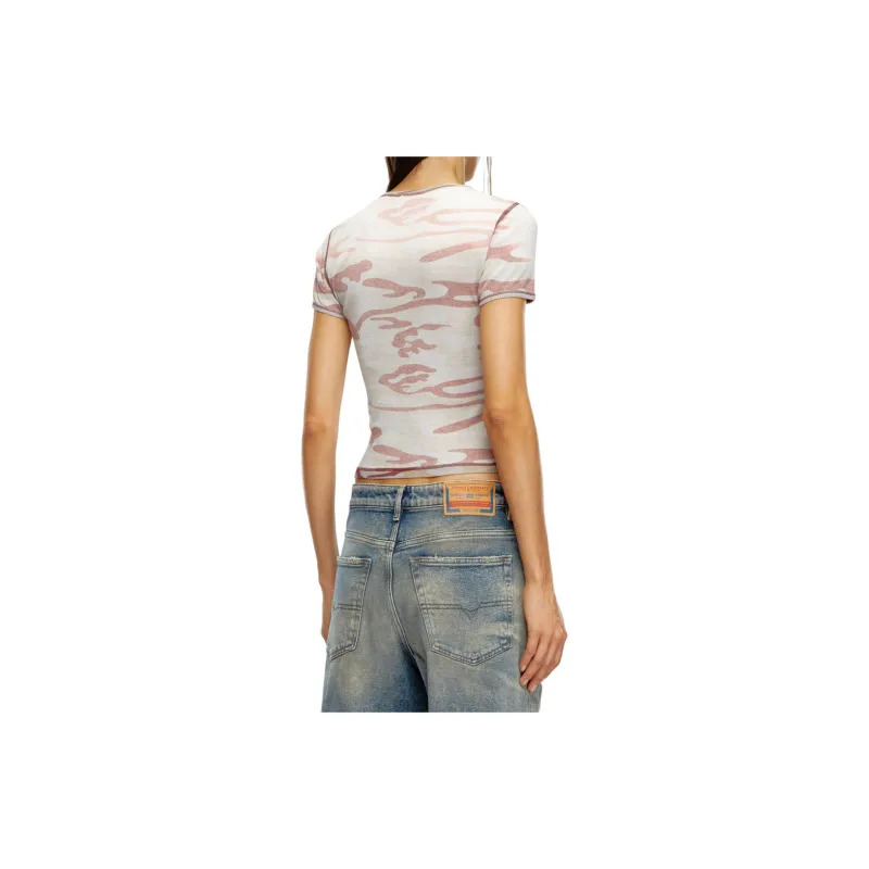 DIESEL Camouflage-pattern Cotton T-shirt-3