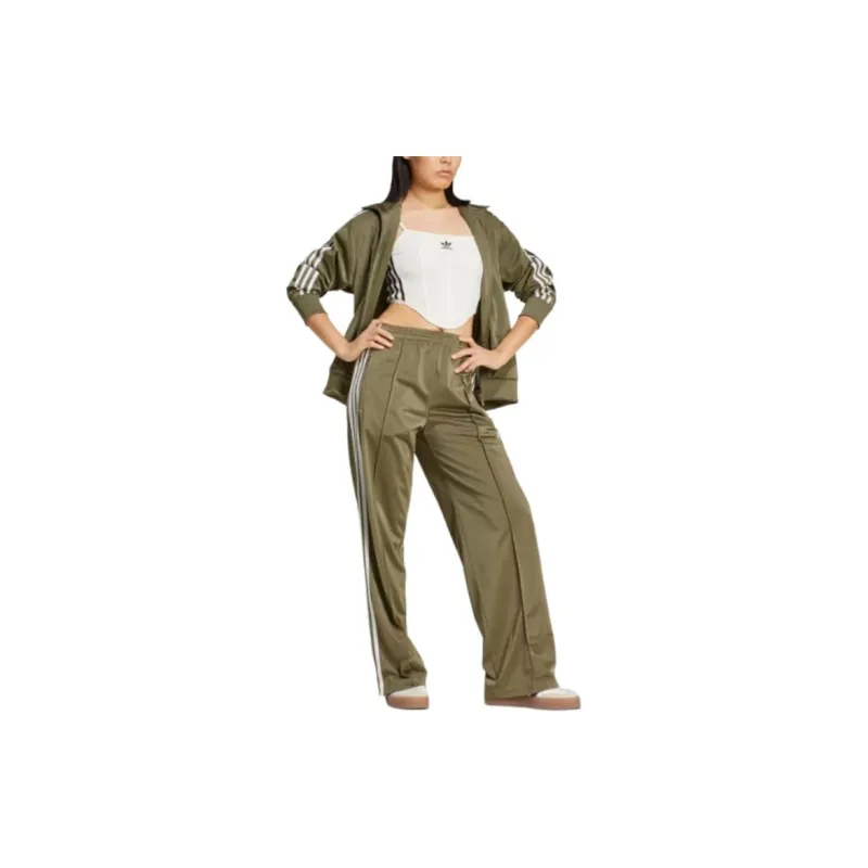 Adidas Originals Casual Pants Women's Olive Green-1