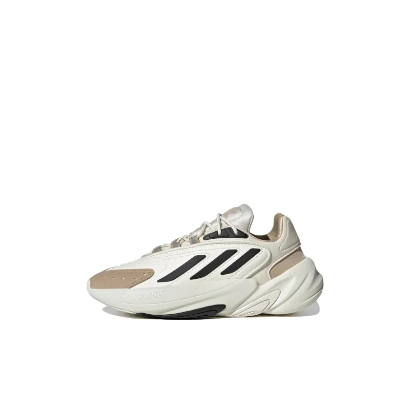 Adidas Originals Ozelia Slip Resistant, Abrasion Resistant, Lightweight Kids Lifestyle Shoes Beige Brown Black Kids'-0