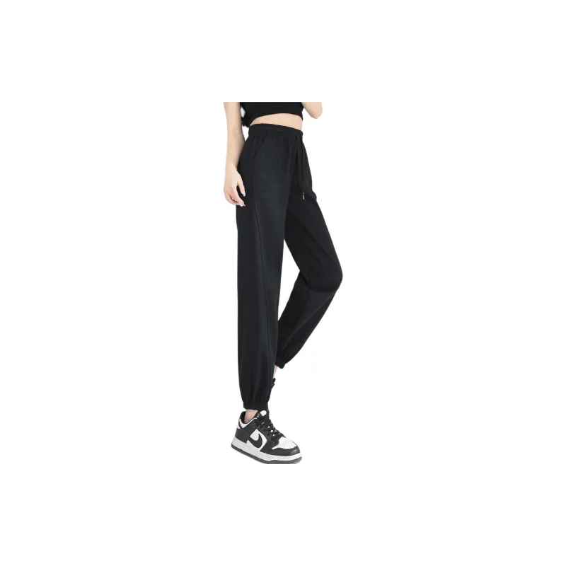 Ya Sheep People Casual Pants Women's Black-2