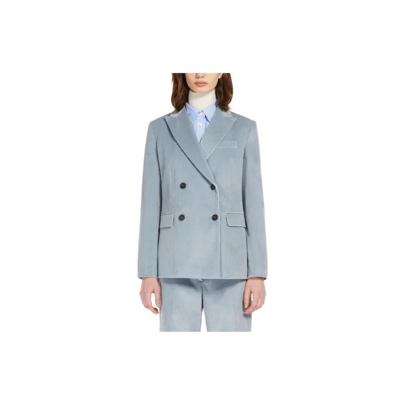 WEEKEND MaxMara Business Suits Coats Women's Sky Blue-1