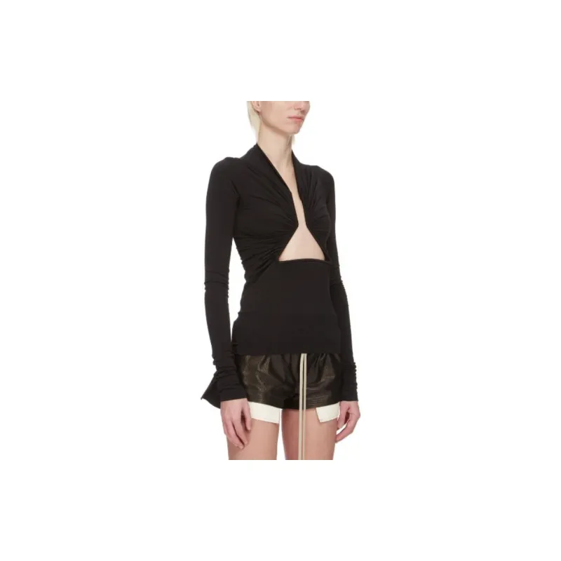 RICK OWENS Ls Prong Long Sleeved Top-2