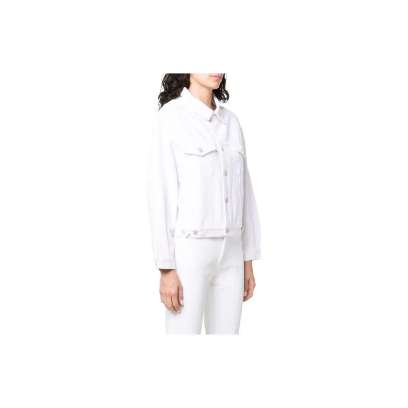 AGOLDE Denim Jackets Women's White-3