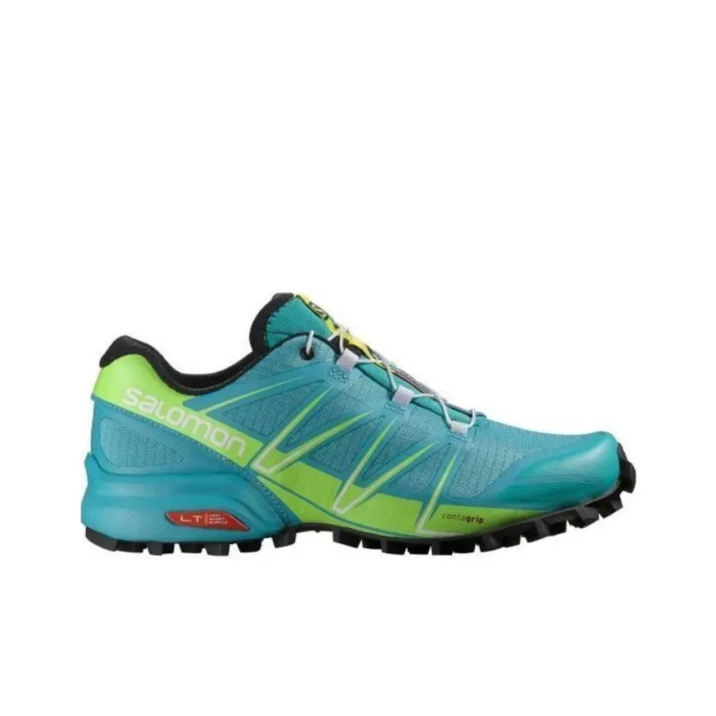 SALOMON SPEEDCROSS PRO Anti Slip Wear Resistant Low Top Trail Running Running Shoes Women's Cyan-1