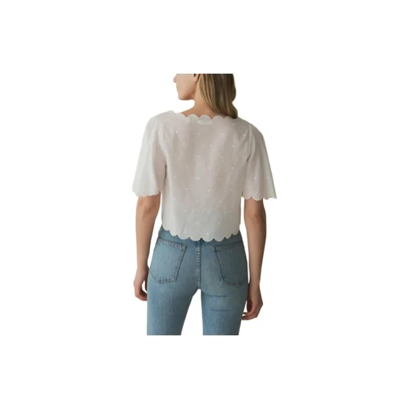 DOEN KACY TOP Shirt Women's White-2