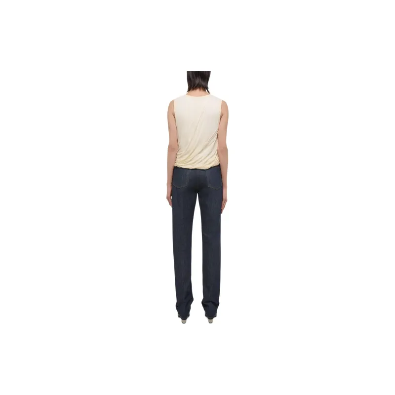 Helmut Lang Jersey Bubble Tank Top-3