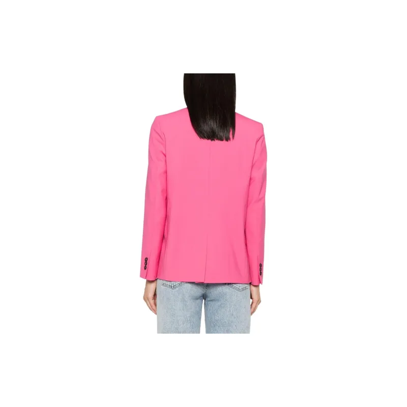 MSGM Single breasted Peak lapels Blazer-2