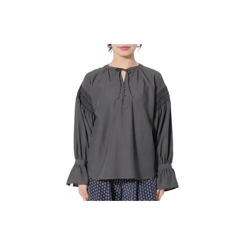 Beams T-Shirt Women's Dark Gray-2