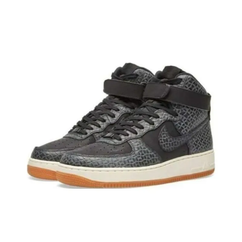 Nike Air Force 1 High Croc Black Gum Women's-2
