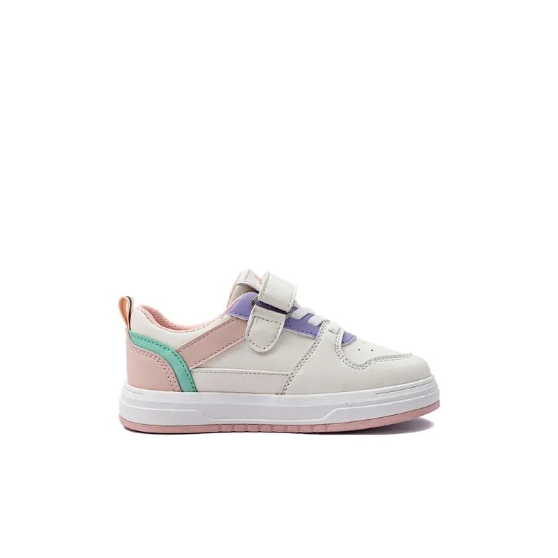 KAPPA KIDS Low Top Kids' Skateboarding Shoes Beige White Pink Kids'-1