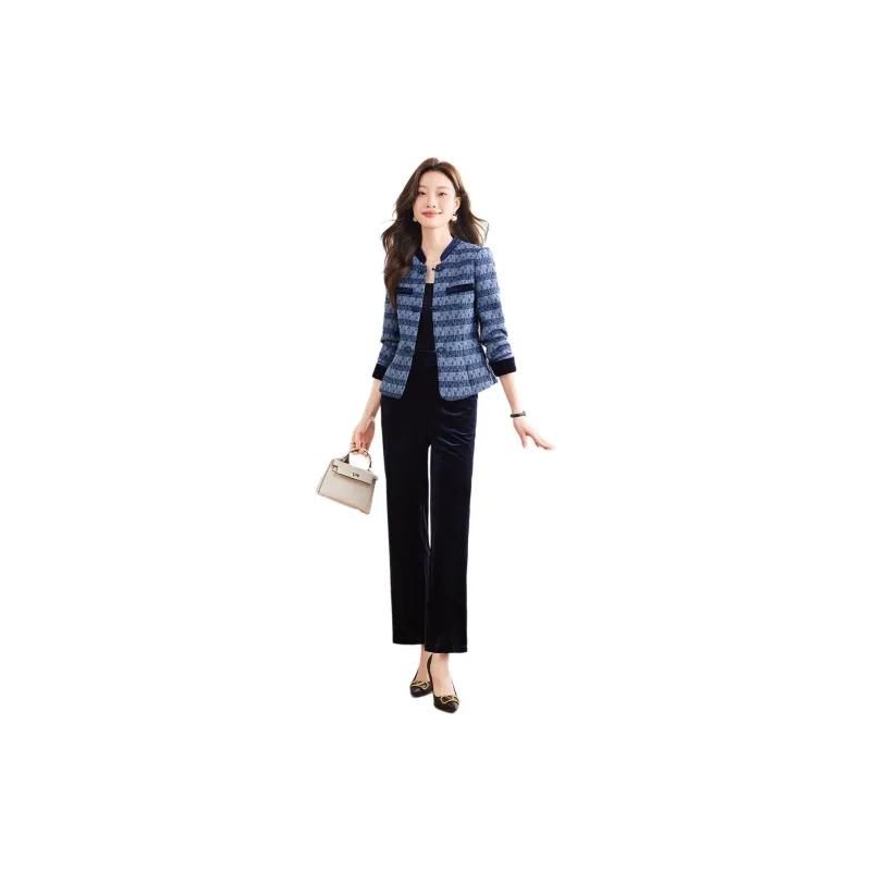 Mylan Casual Suits Women's Blue-1