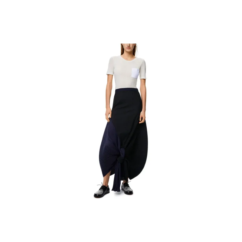 LOEWE Casual Long Skirts Women's Black-4