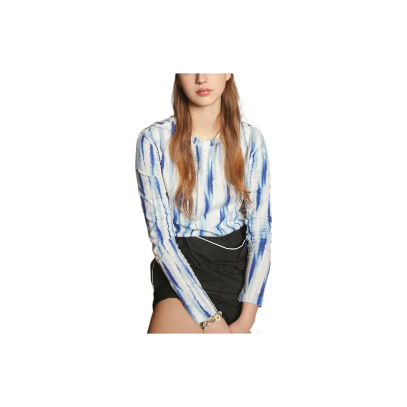 NERDY SS22 Crew Neck Loose Fit Straight Long Sleeved T Shirt Women's-2