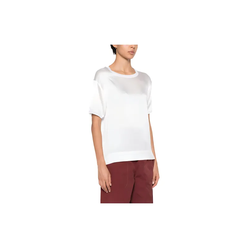 PAROSH T Shirt Women's Ivory White-3