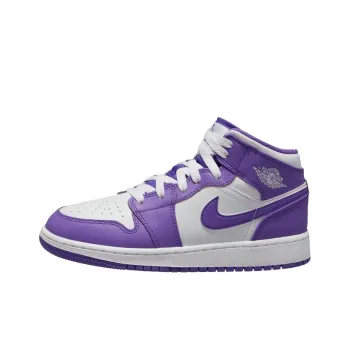 Jordan 1 Mid Purple Venom GS