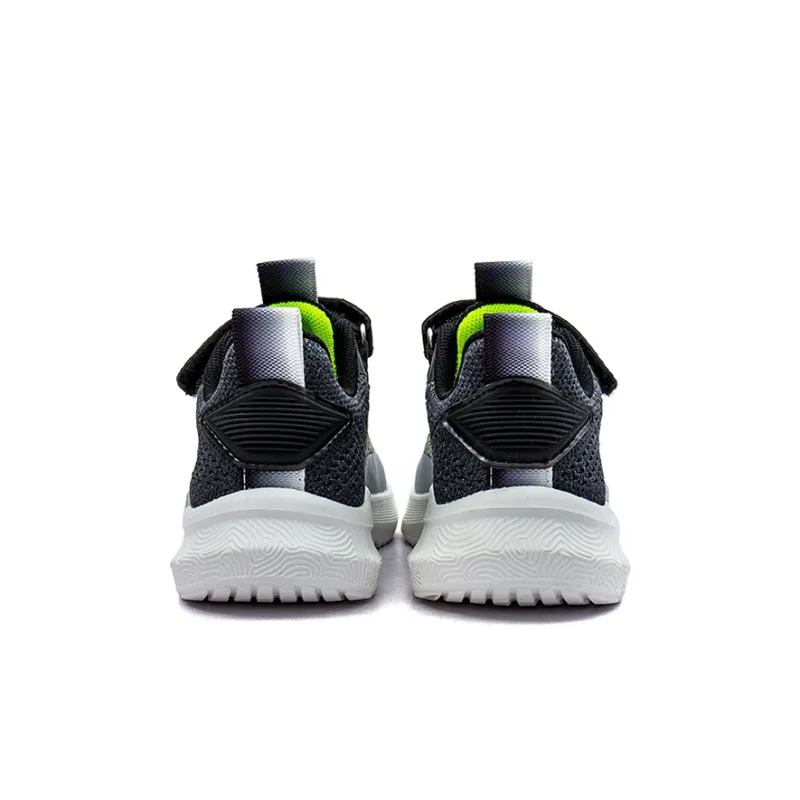 KAPPA KIDS Breathable Lightweight Kids Lifestyle Shoes Black Green Kids'-4
