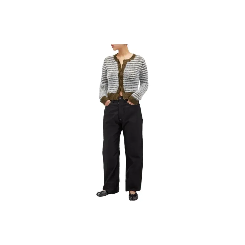 MM6 Maison Margiela Stripe-print Cardigan-1