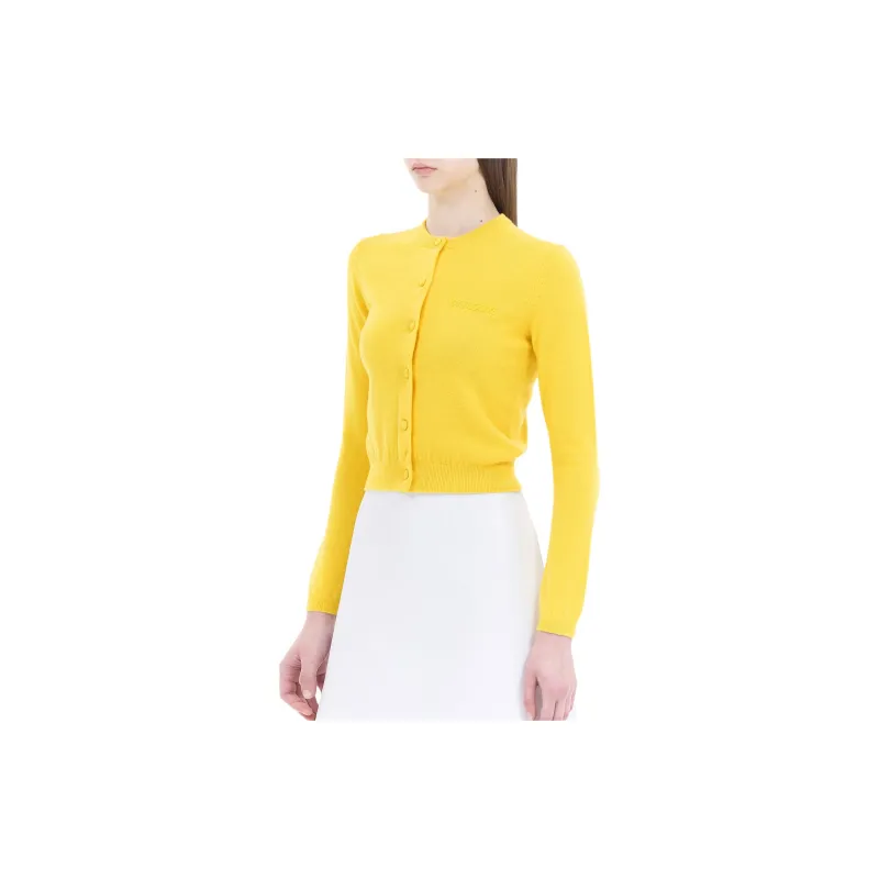 WE11DONE FW24 Sweater Women's Yellow-2