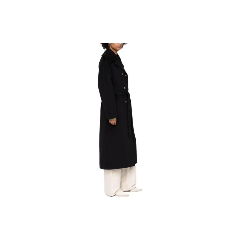NANUSHKA Double-breasted Trench Coat-3