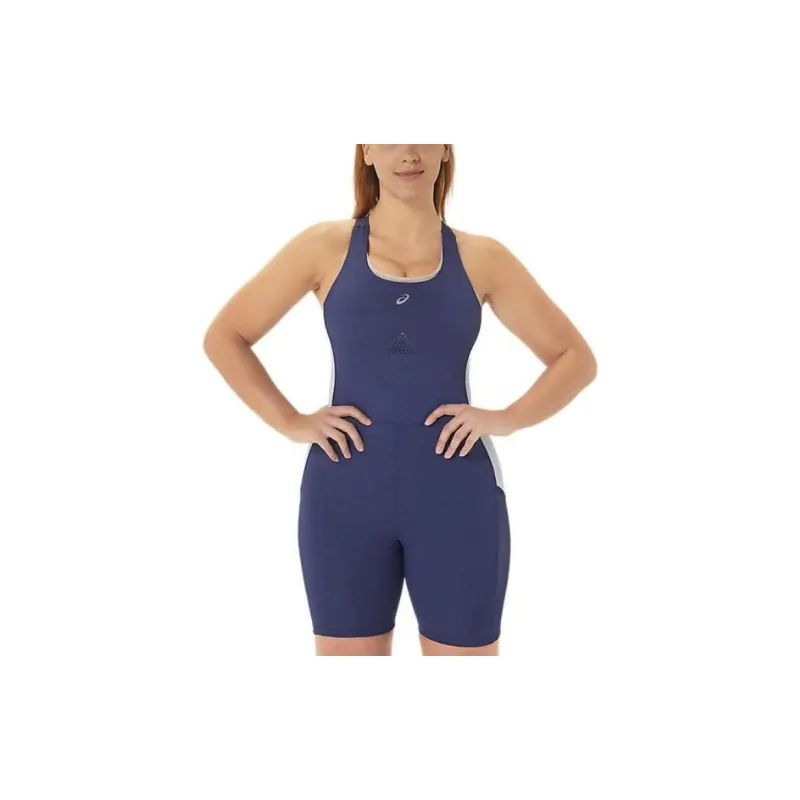 Asics NAGINO RUN UNITARD Bodysuits Women's Indigo Rock Flower/Sky-1