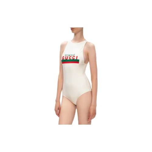 GUCCI Women's Sparkling Stretch Swimsuit White