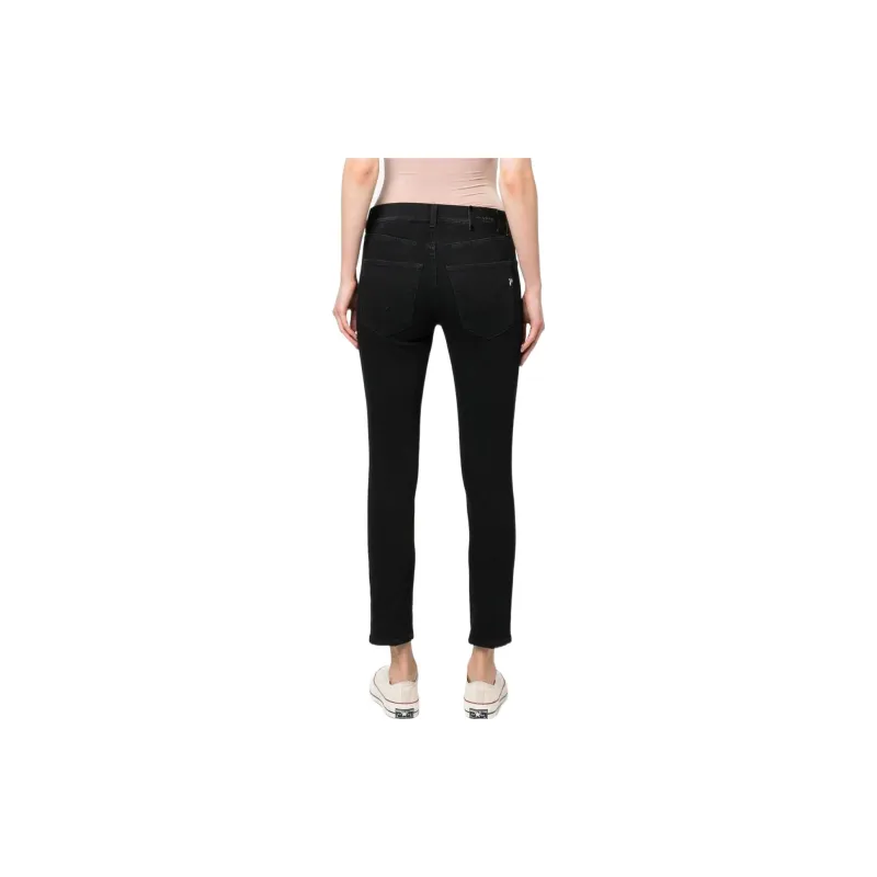 Dondup High-waisted Cropped Skinny Jeans-2