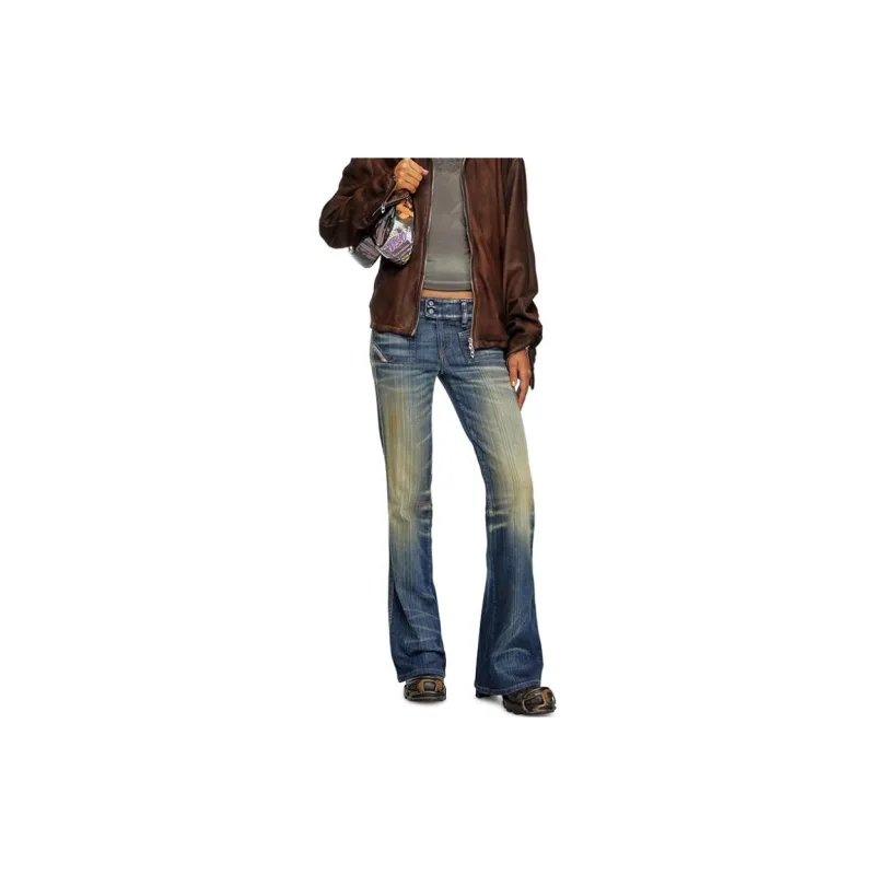 DIESEL D Hush Low rise Bootcut Jeans-1