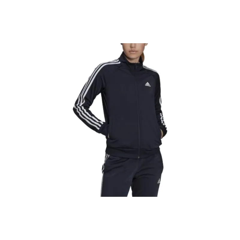 Adidas Free Shipping With AdiClub Primegreen Essentials Warm Up Slim 3 Stripes Track Jacket-1