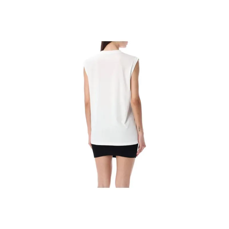 BALMAIN Logo Printed Sleeveless Tank Top-3