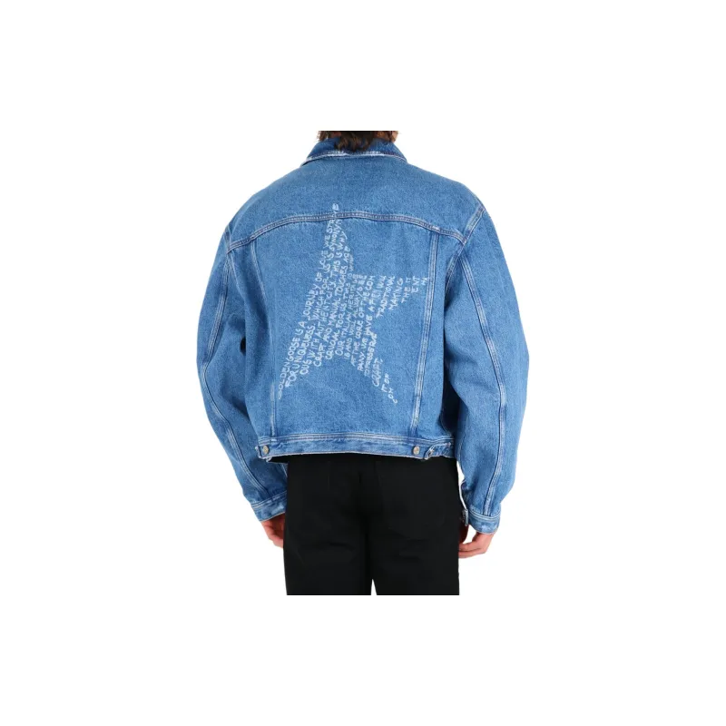 Golden Goose Denim Jacket Men's Blue-5